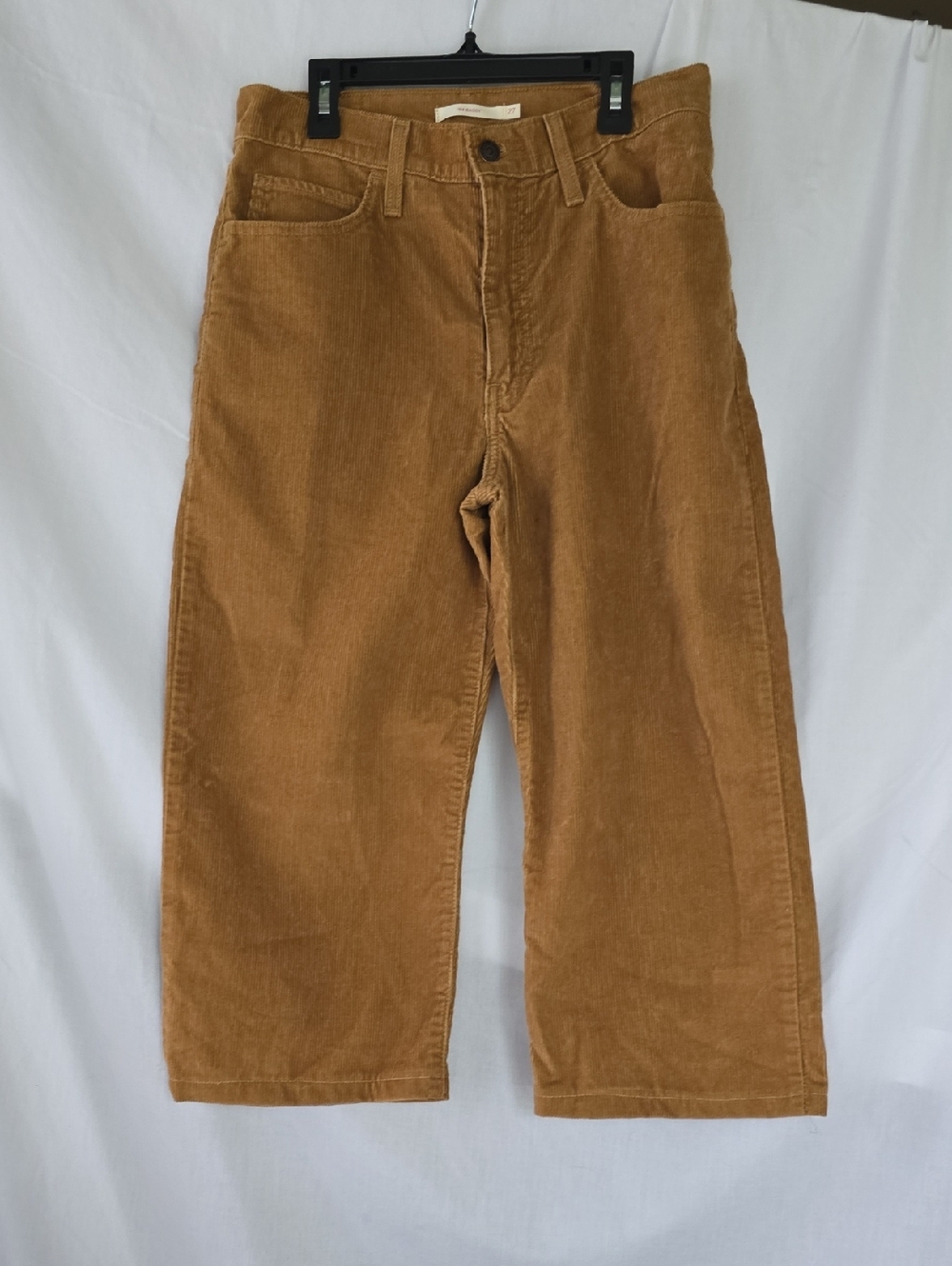 Wide Leg Corduroy Pants in Camel